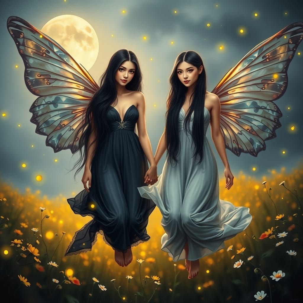 Sisters in Twilight Harmony