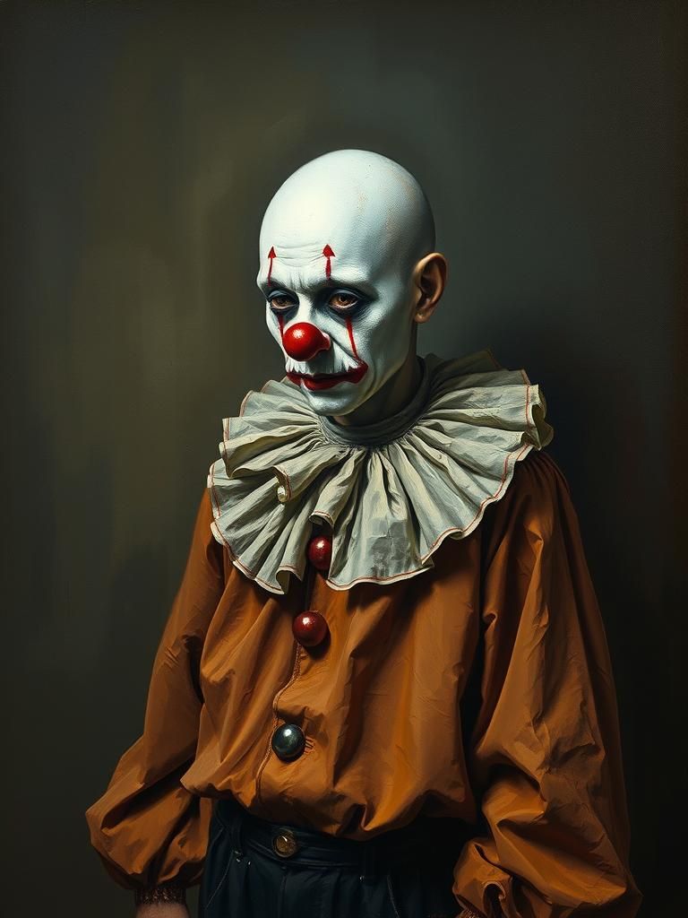 Pierrot, the sad clown