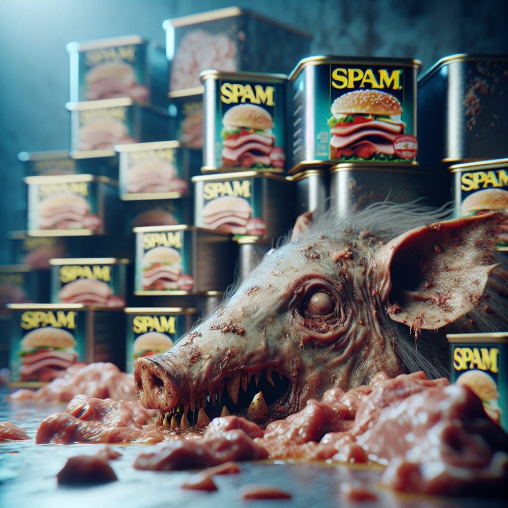 Horrifying Still Life: Decaying Offal and Canned Swine