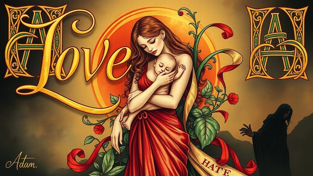 Medieval Illuminated Calligraphy: Love and Hate