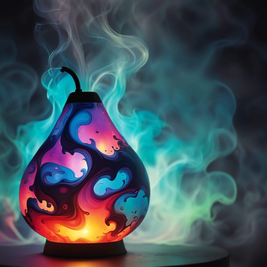 Enchanted Lava Lamp Scene