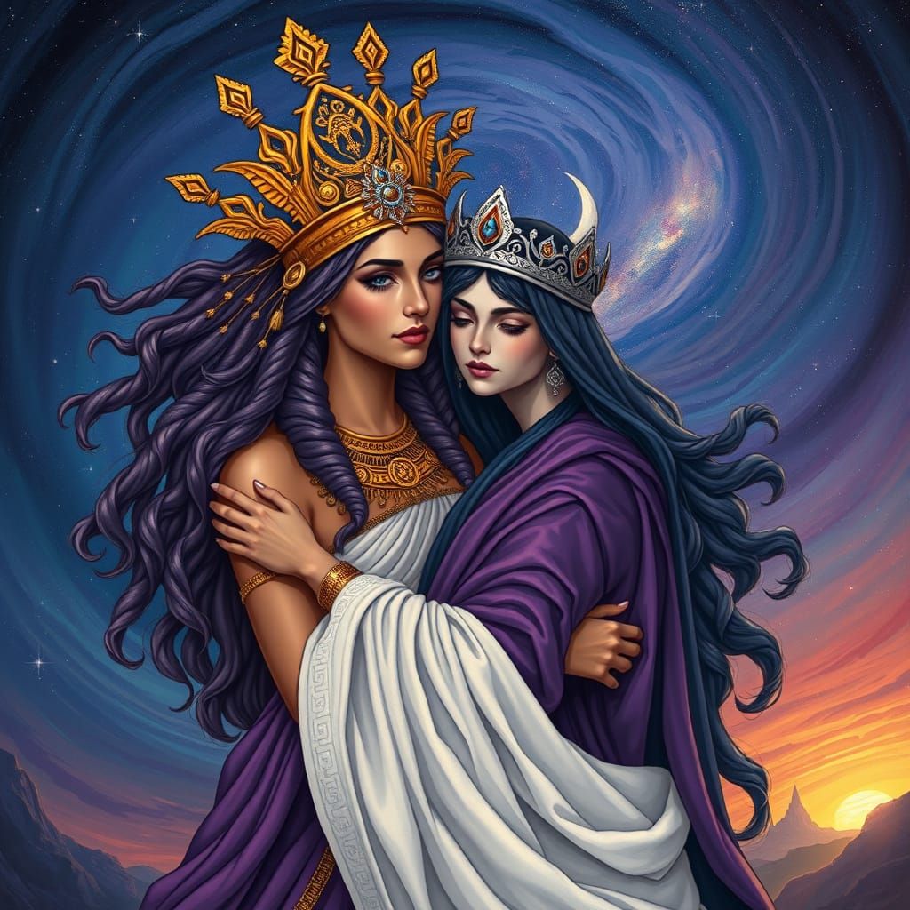 Motherly Goddesses of the Celestial Hunt