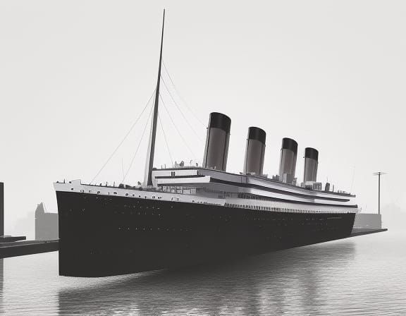 Cyberpunk Titanic: Neon Future of the R.M.S.