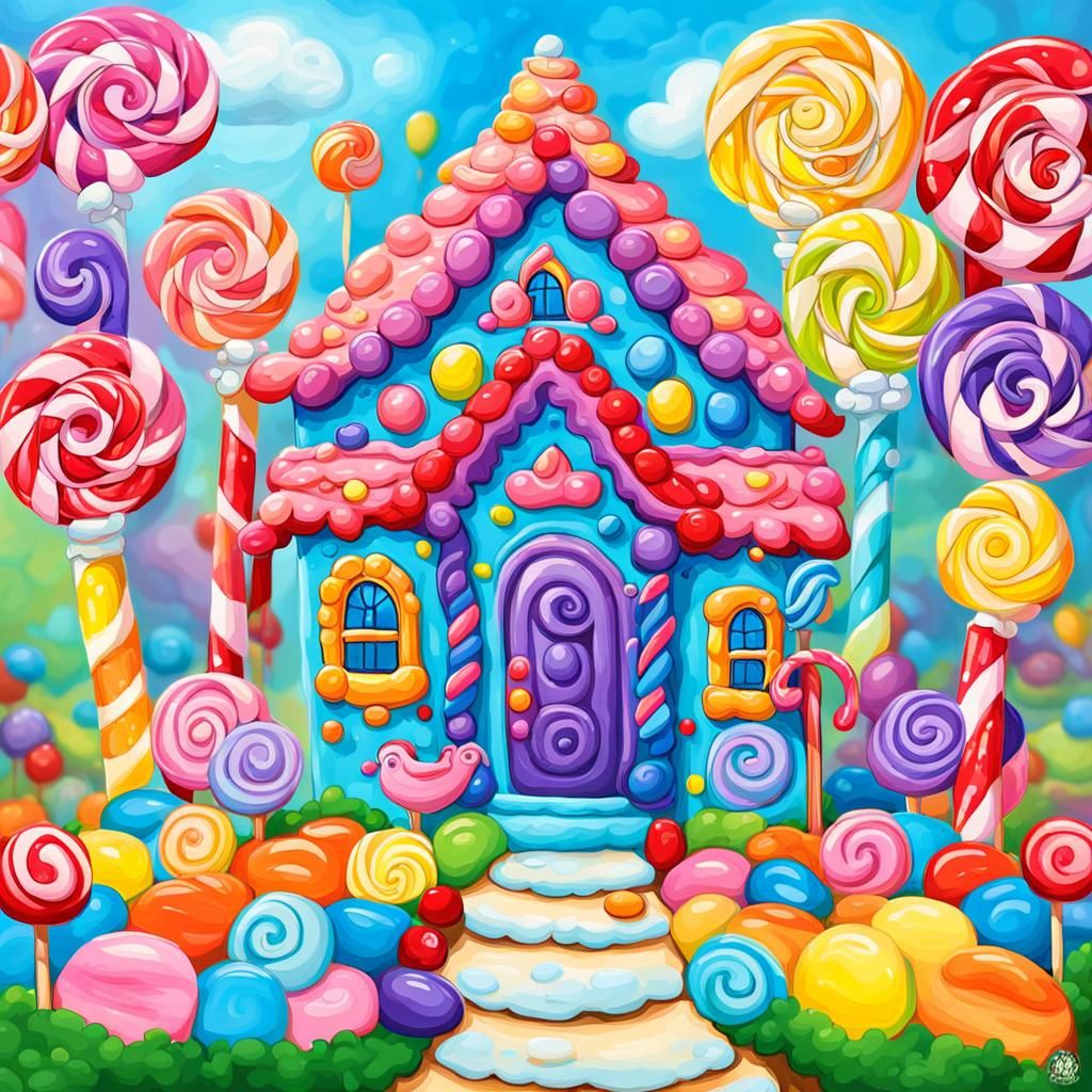 Candy Art: Torah Master's Home in Candyland