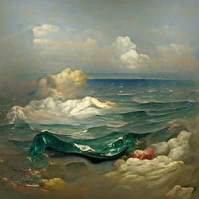 Ocean View in Style of Von Guerard