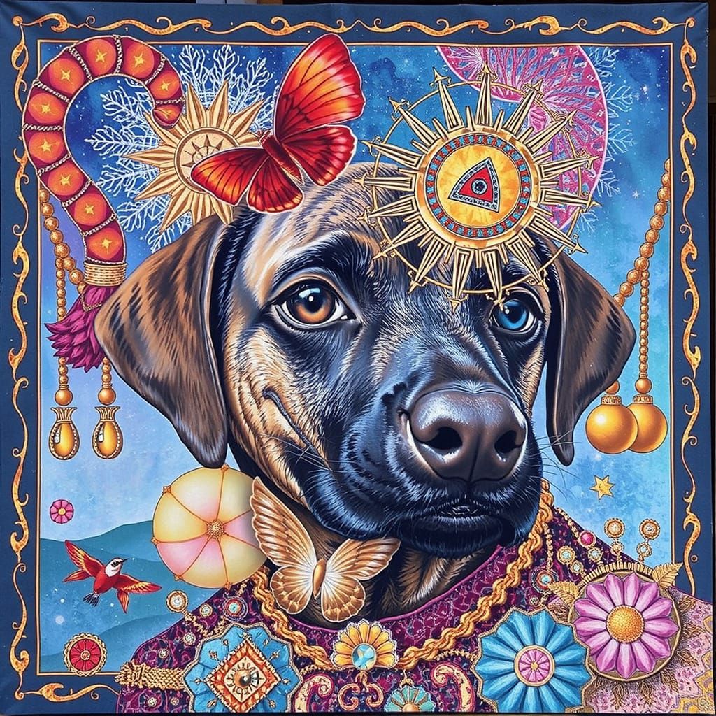 Abstract Display of Perfection and Brilliance