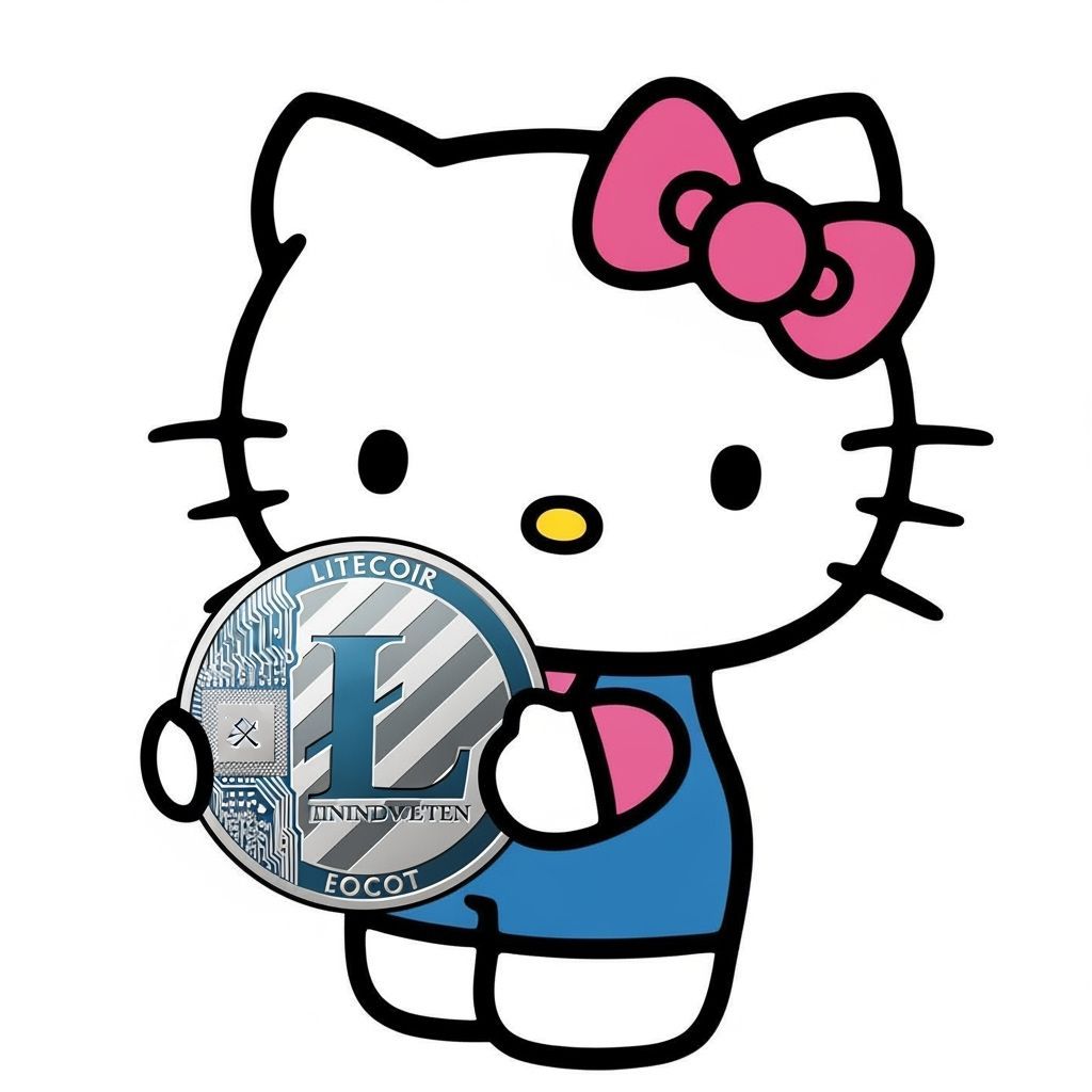 Hello Kitty Litecoin Fusion Design