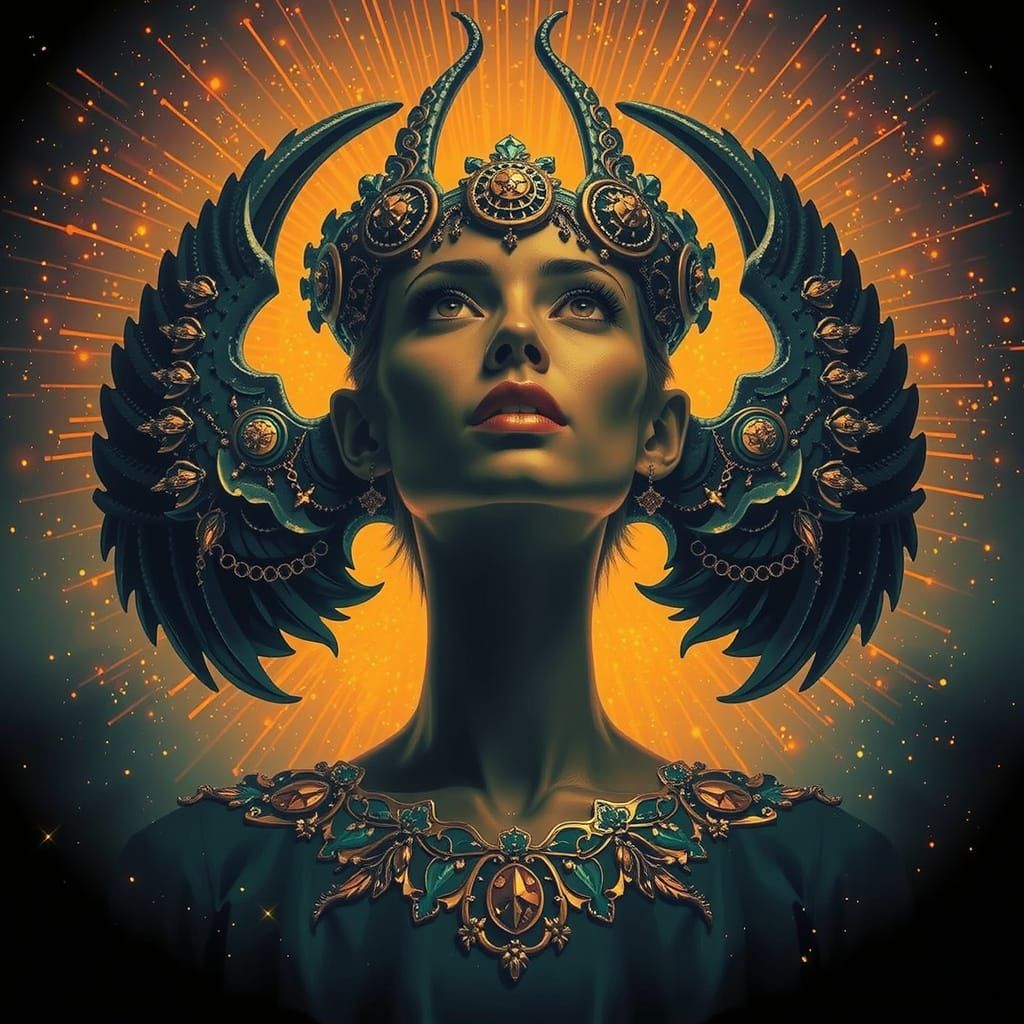 Abstract Concept of Perfection and Beauty