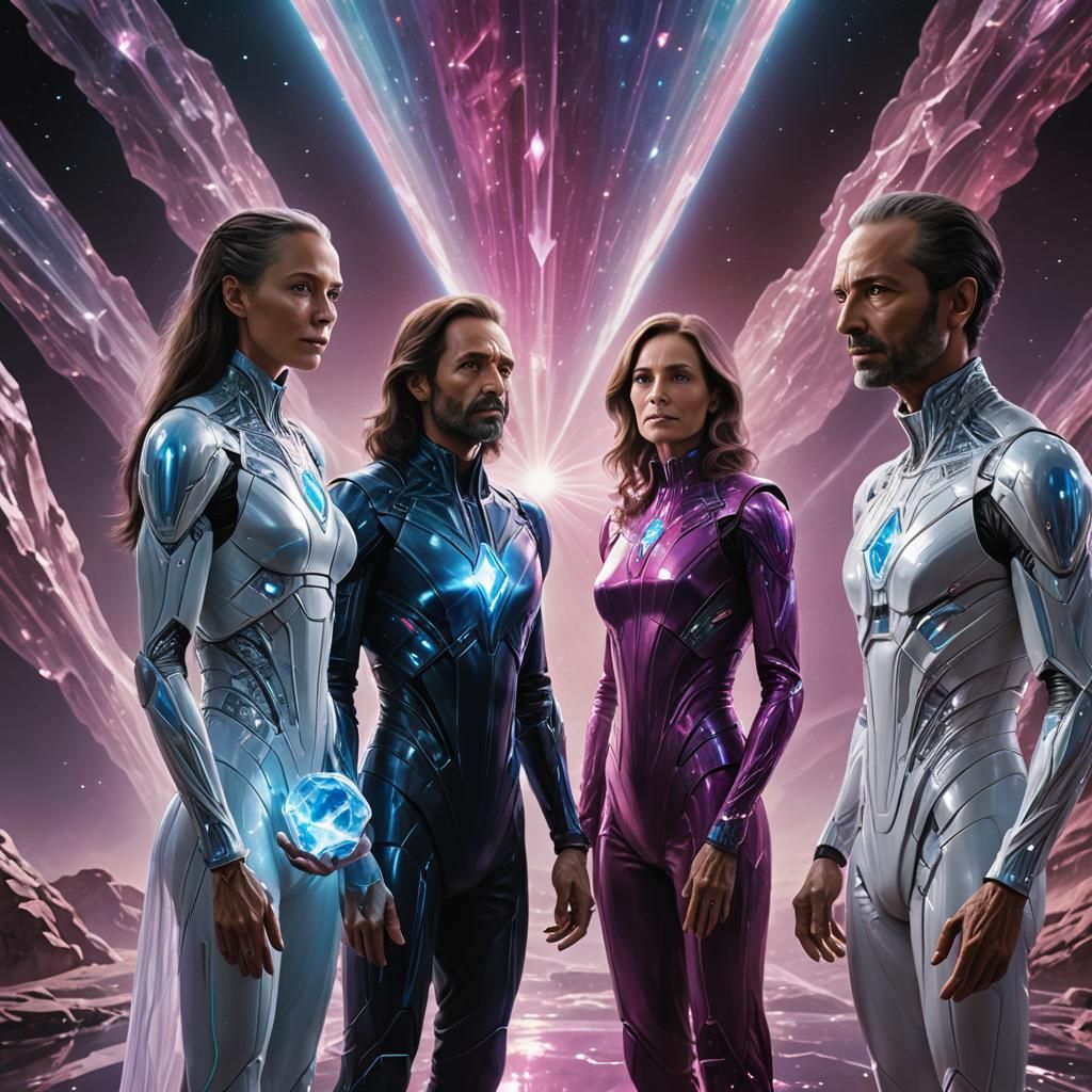 Extraterrestrial Encounter with Floating Crystal in Hyperrea...