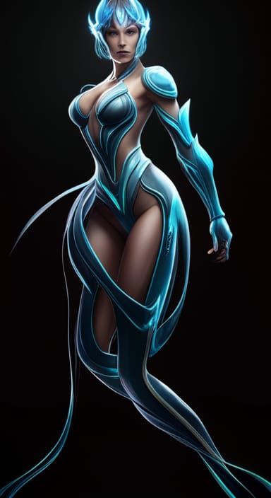 Warframe Wisp Prime Variant: Character Design