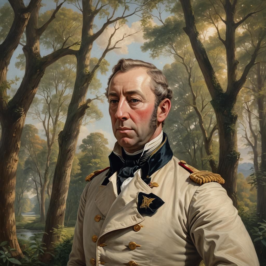 1897 Portrait of Marquis de Lafayette Addams