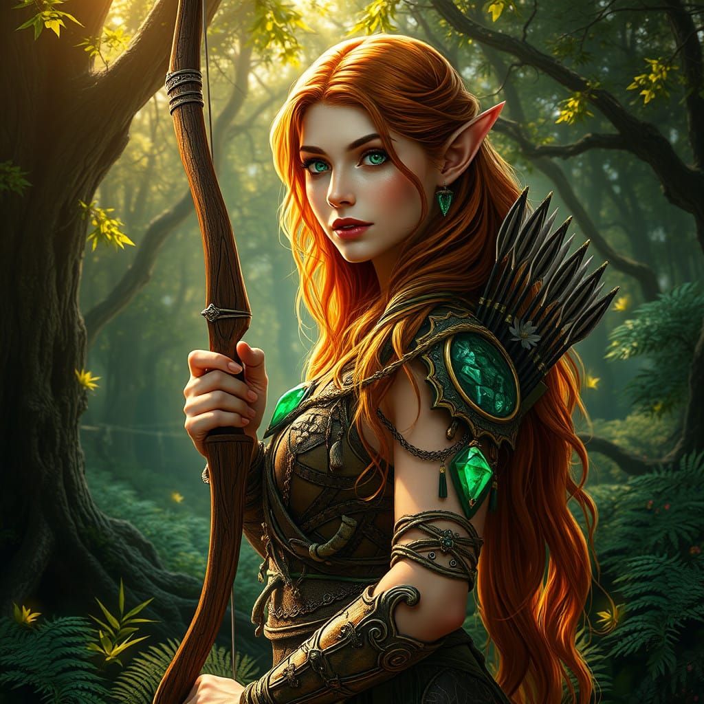 Majestic Woodland Elf Empress