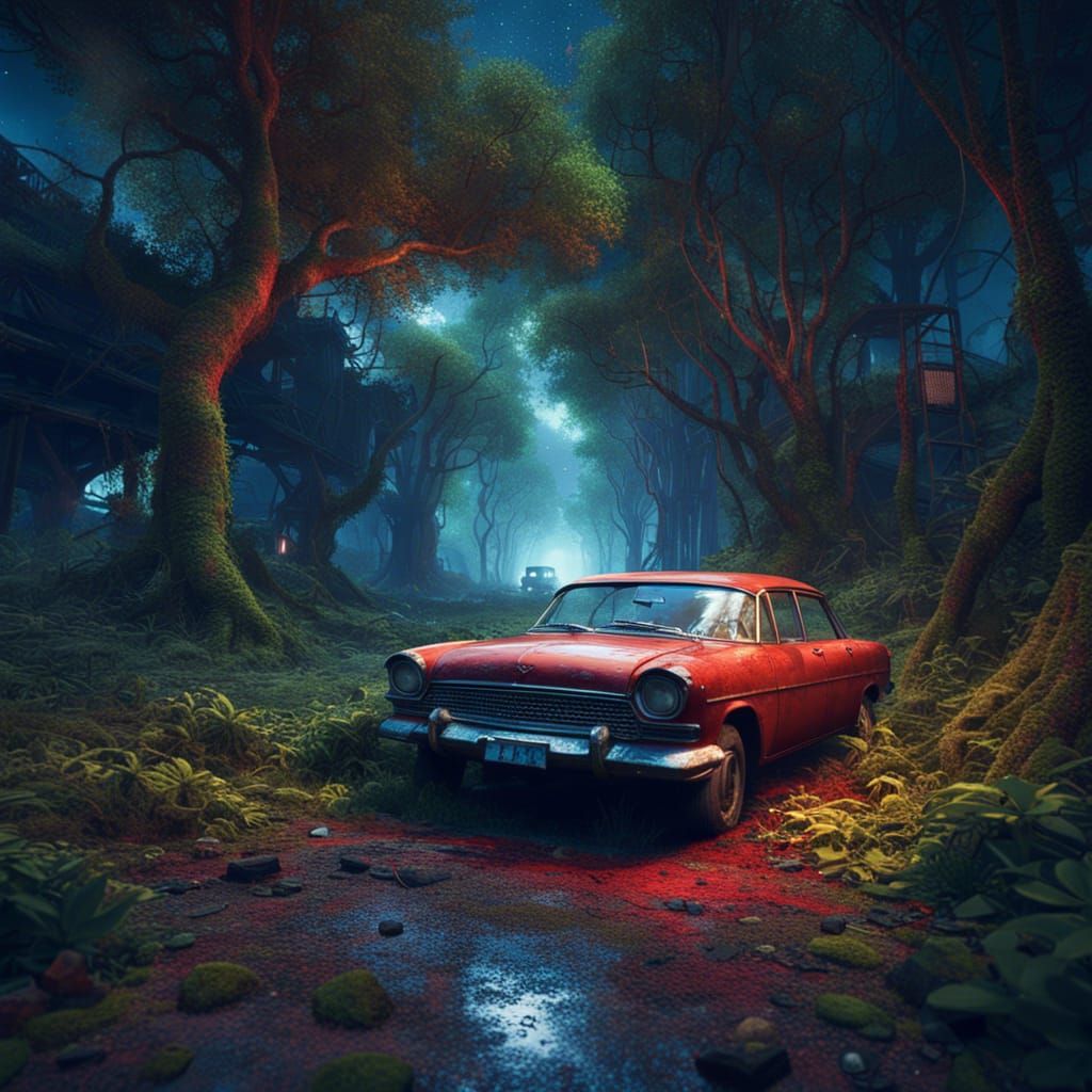 Post-Apocalyptic Street Scene in 4K Detail