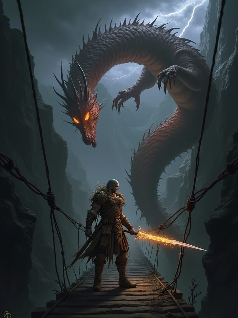 “Who dares to cross my bridge?!”