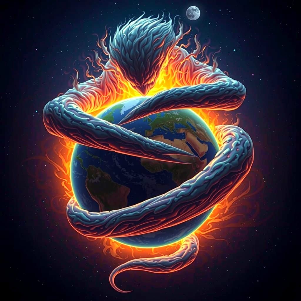 Cosmic Conflagration Engulfs the Earth