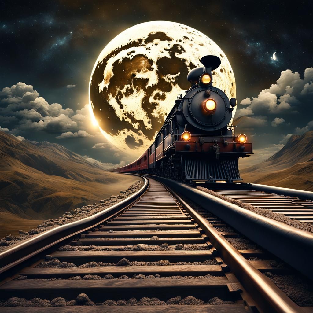 Rabbit Conductor on Space Train to Infinity