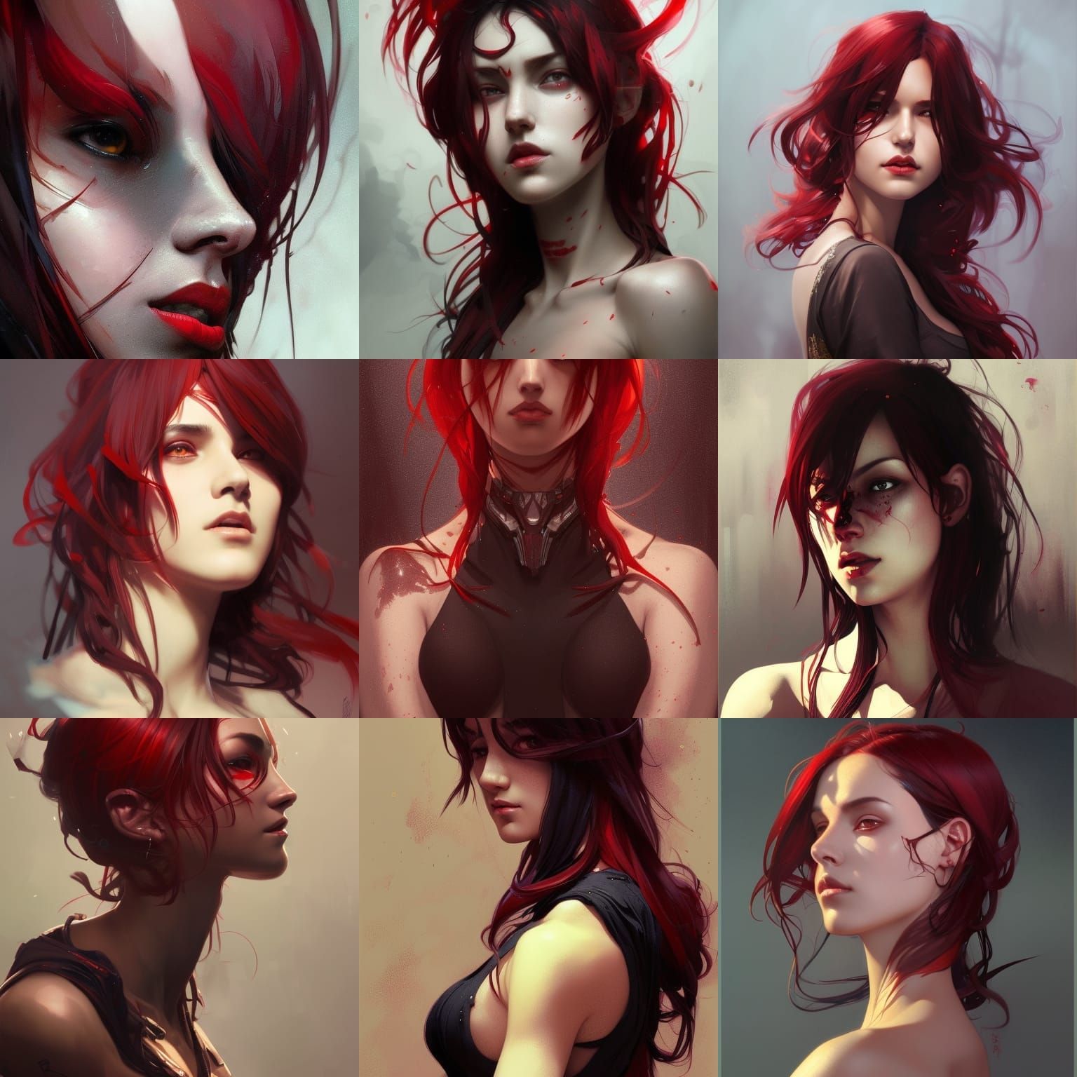 Aries Portrait in Dynamic Lighting, Trending Artstation Styl...