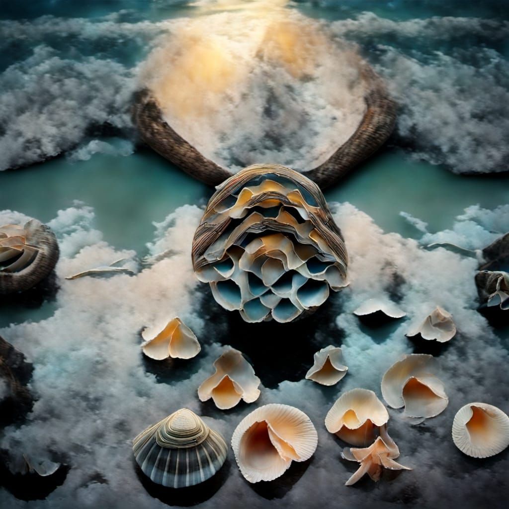 AI-Generated Shell Art