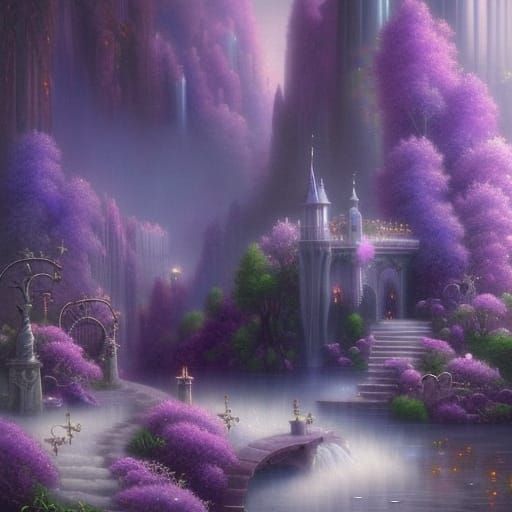 Ethereal Gothic castle