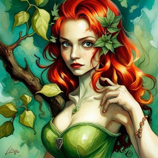 Detailed Image of Poison Ivy Plant