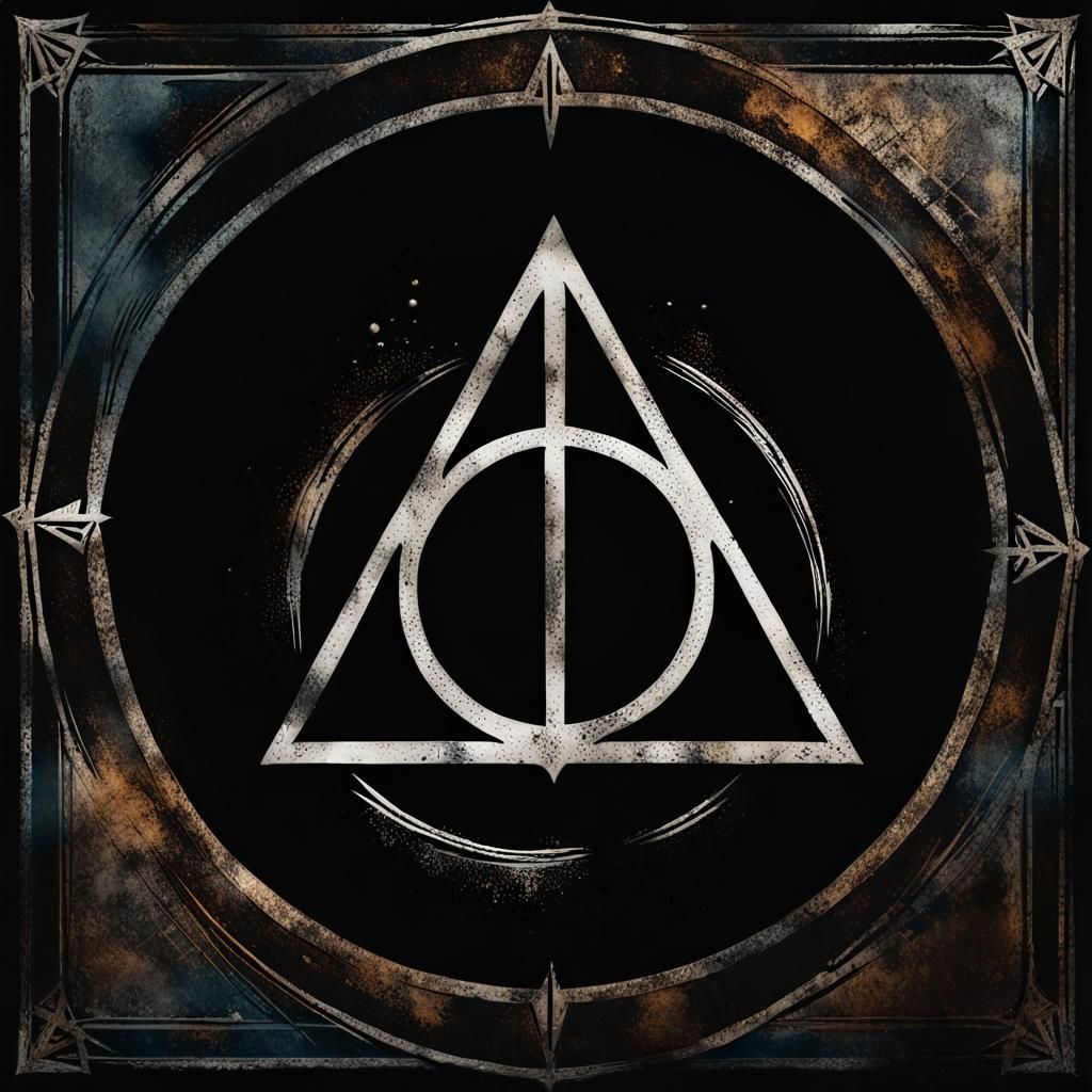 Deathly Hallows Symbol as Detailed Matte Painting