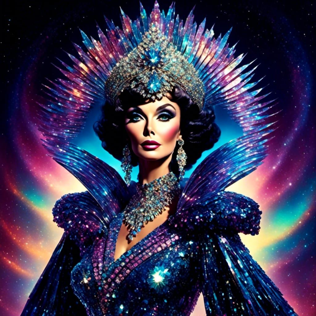 Joan Collins as power woman Alexis Carrington Colby