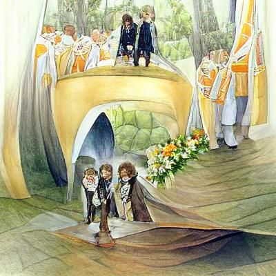 Bilbo and Aragorn's Storybook Wedding