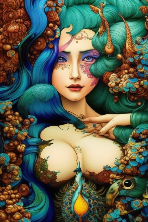 animal x woman: the bird 4