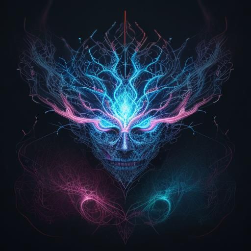 Brain in Darkness: Surreal Fractal Neuroplasticity