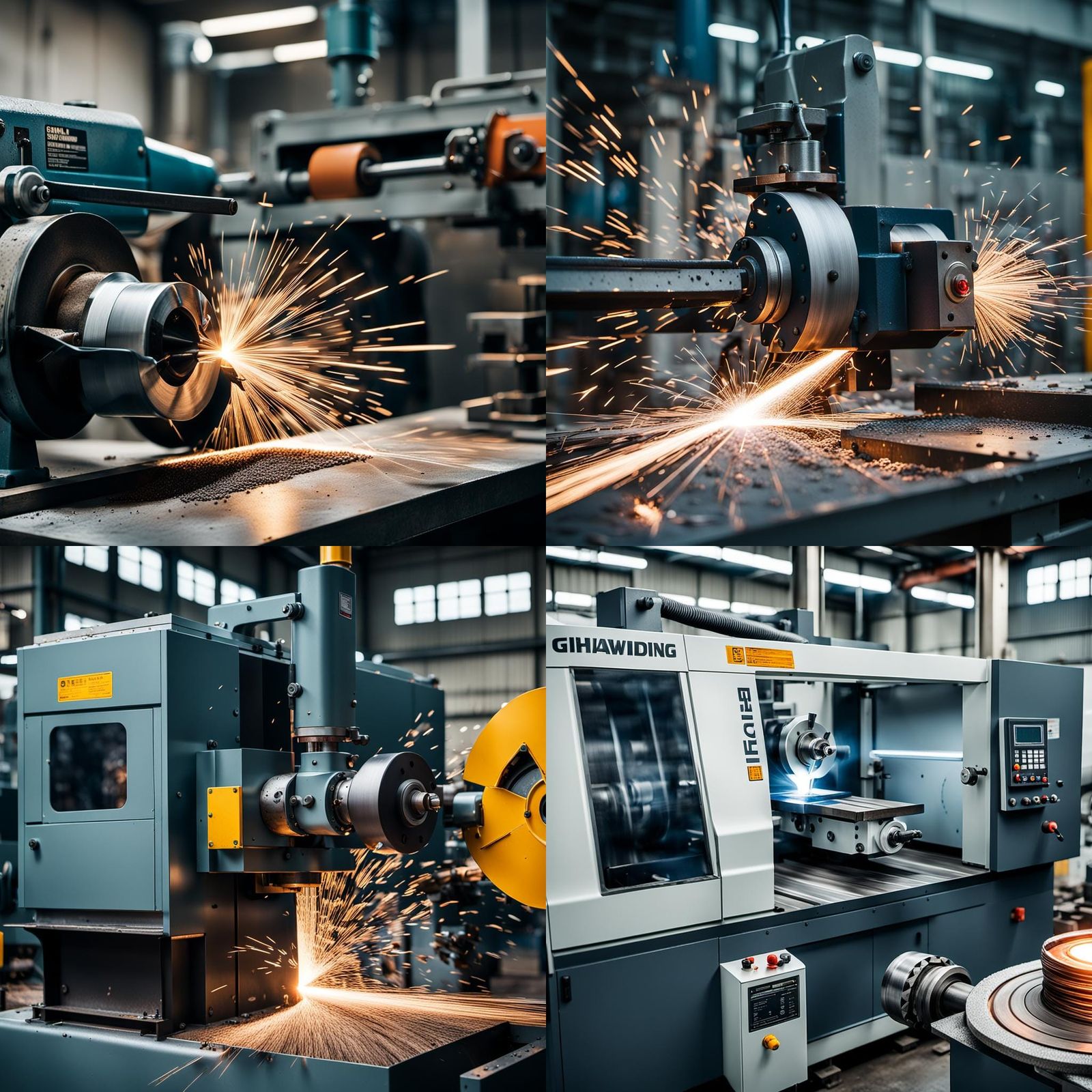 Grinding Machine: Professional Photography with Bokeh