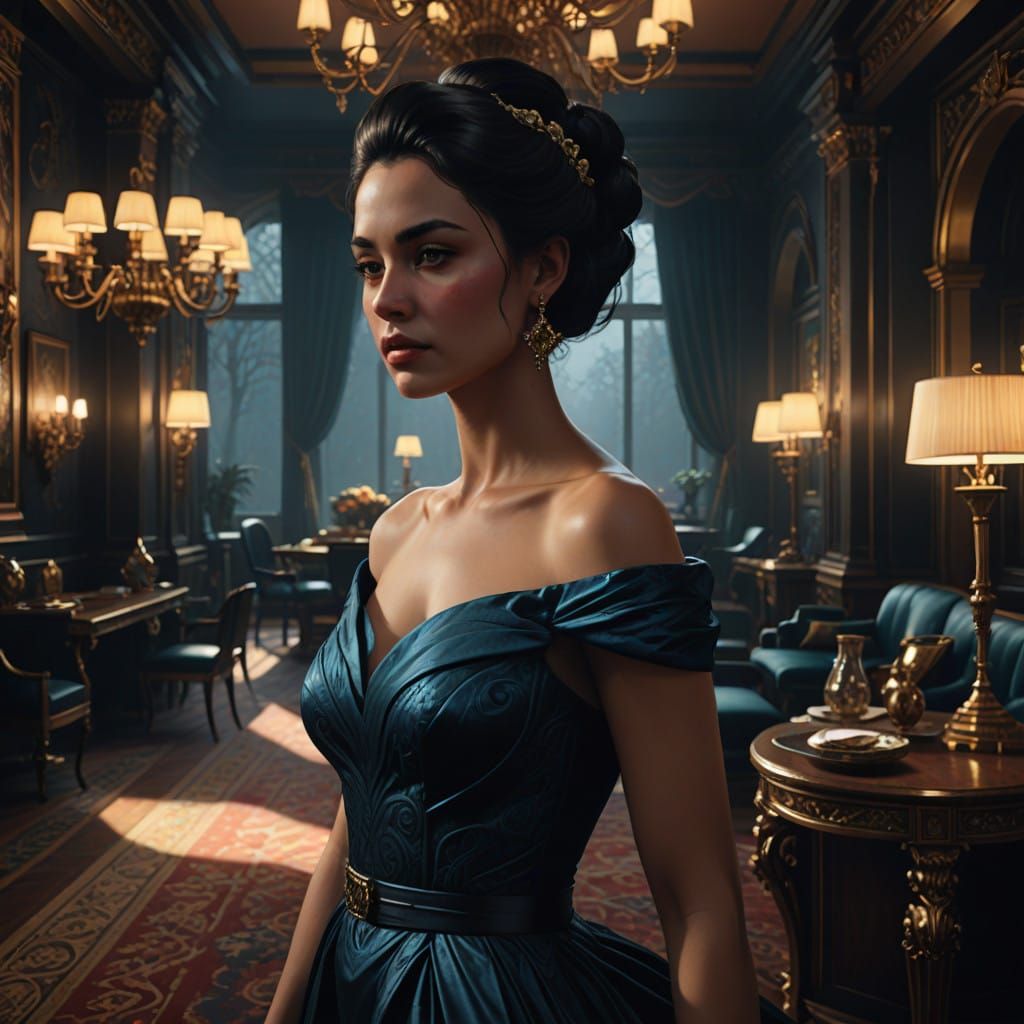 Elegant Toreador Elder in Midnight Luxe