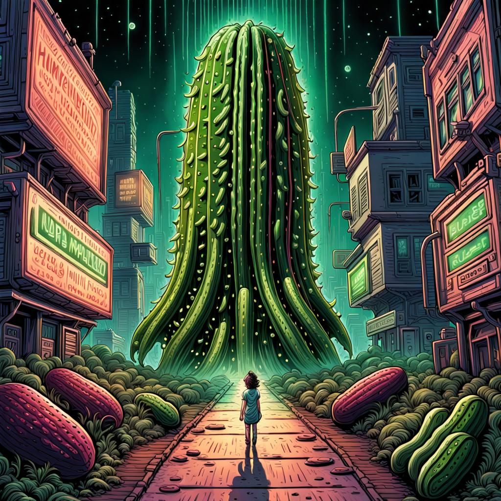 Human Pickles in Hypercomplex Horror Style