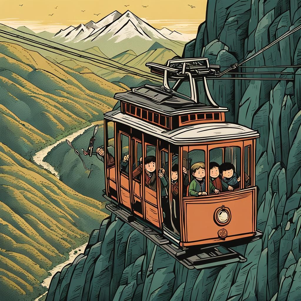 Night Cable Car Rescue: Sinister Adventure
