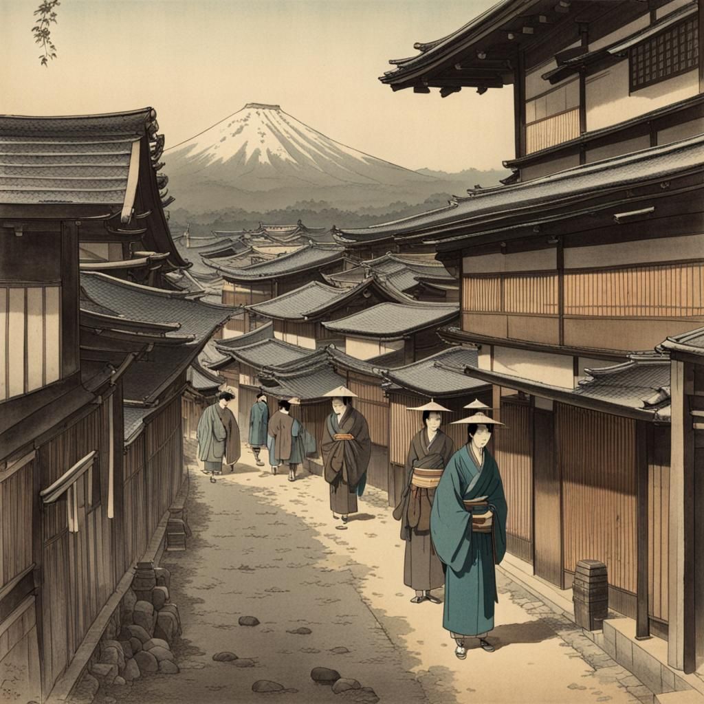 Kyoto, Japan in the 1800s