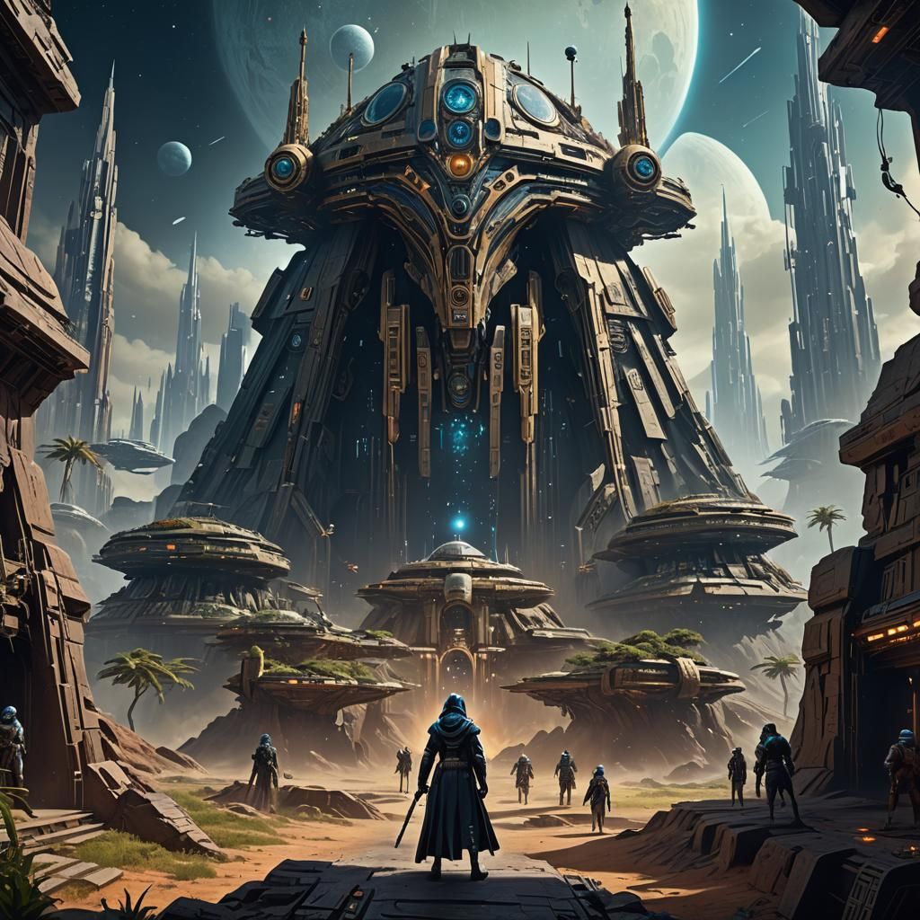 Star Wars and Warframe Crossover Book Cover