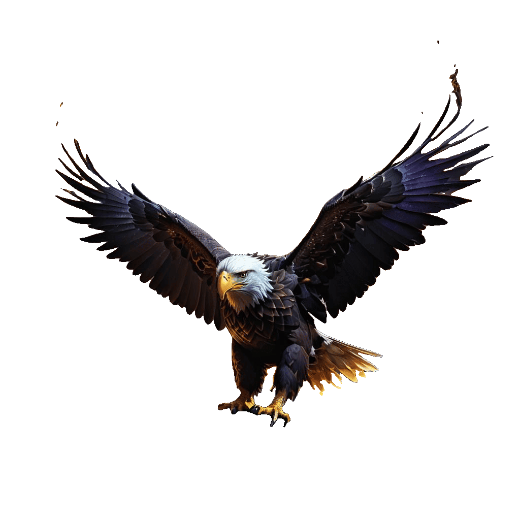 Eagle in Dark Cave: Dark Fantasy Concept Art