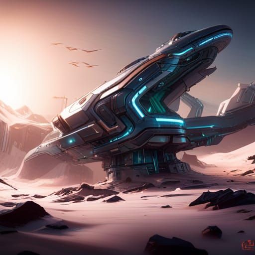 Futuristic Jörmungandr with Intricate Mech Details