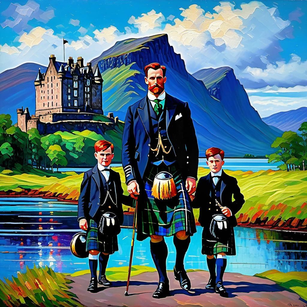 Mackenzie tartan 💙🏴󠁧󠁢󠁳󠁣󠁴󠁿