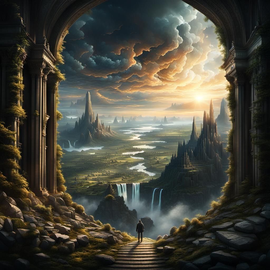 Radiant Inner Light: A Digital Matte Painting