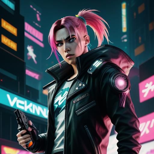 Anime Villains Clash in Cyberpunk Neon City