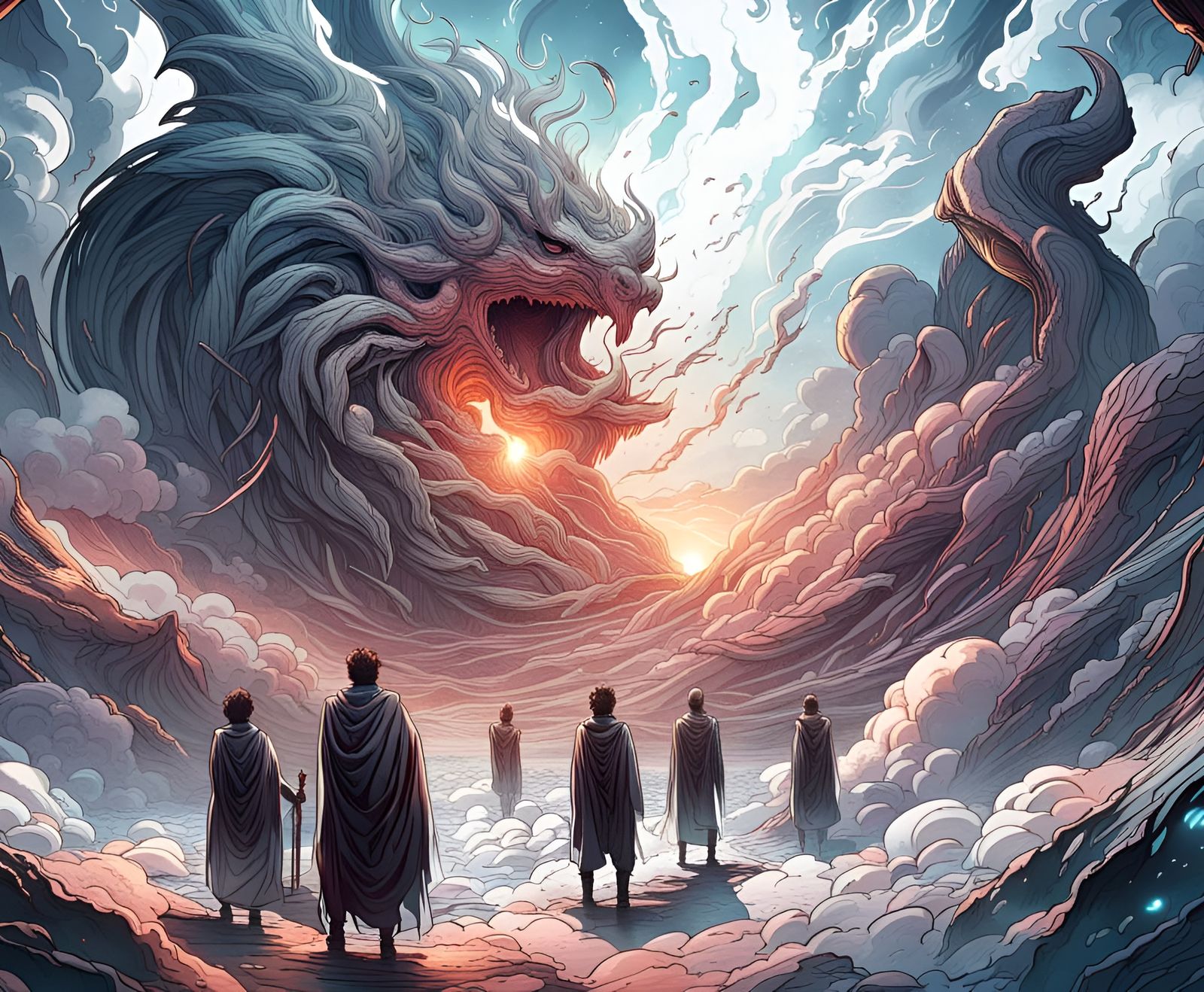 God's Wrath Digital Artwork in 8K Resolution