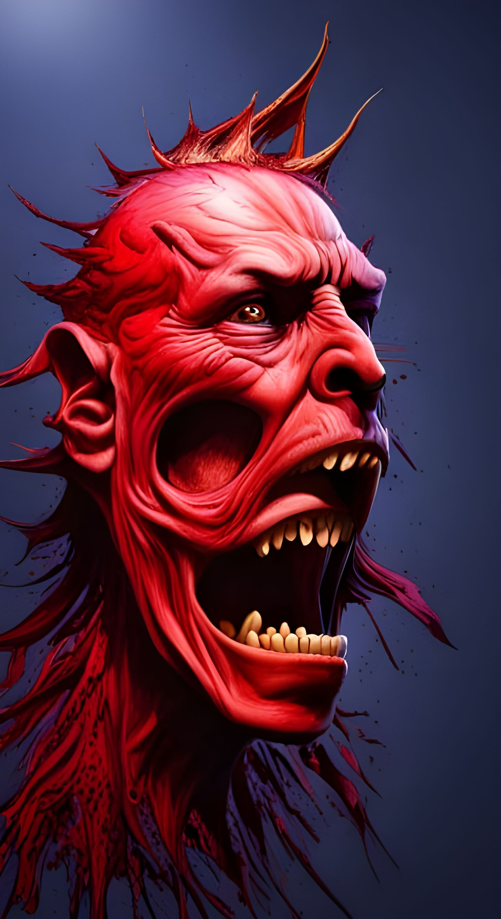 Bloody Ghost Horrifies Macbeth in Hyperrealistic Art