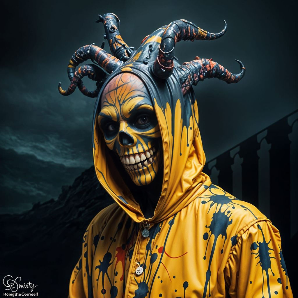 Epic Halloween Costume in Graffiti Art Style