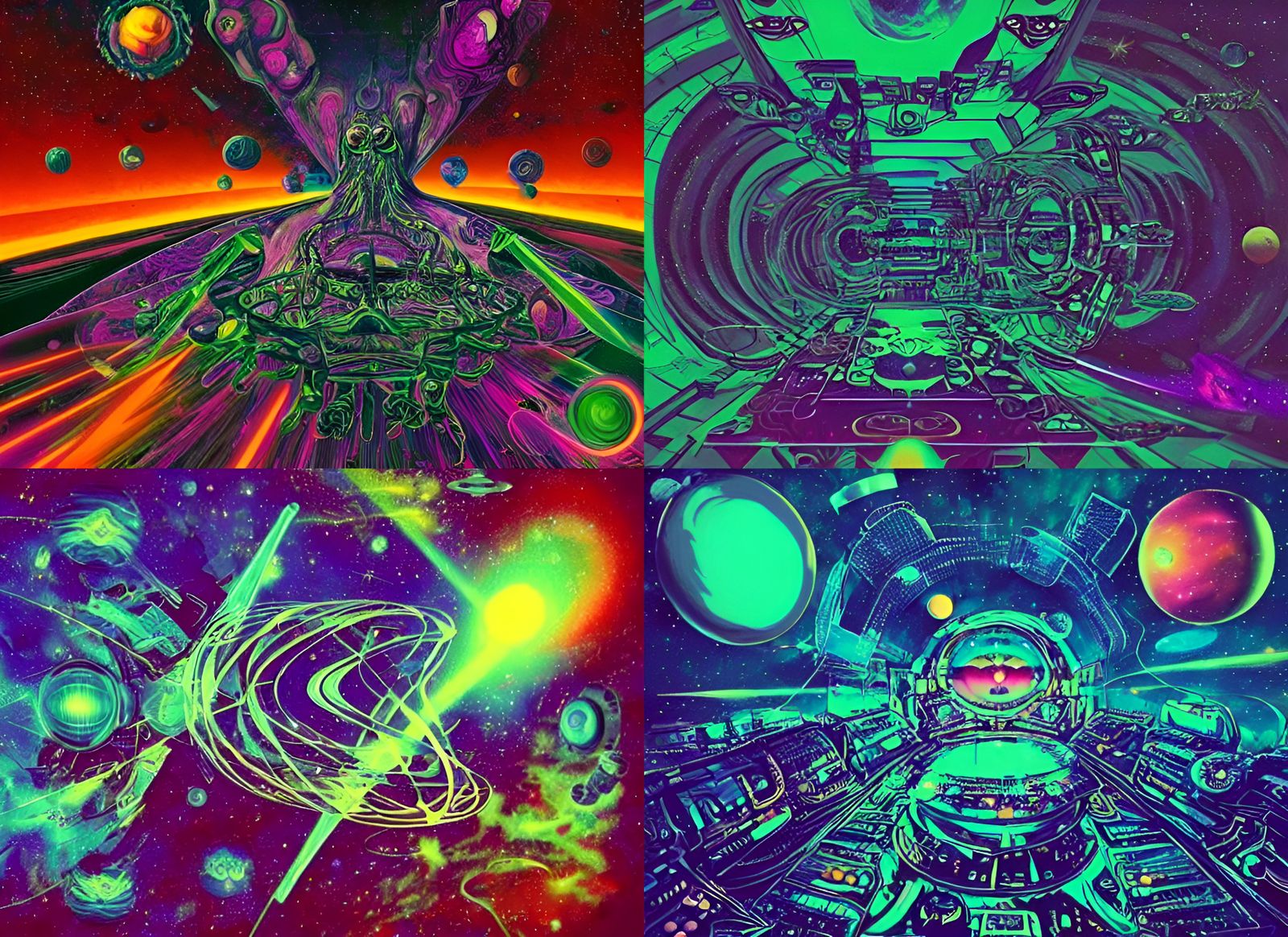 Psychedelic Space: A DMT Trip in 70s Sci-Fi