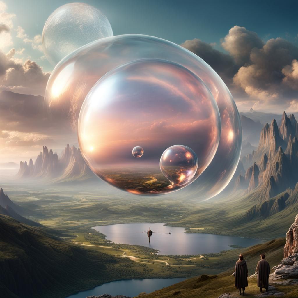 Epic Landscape in a Bubble: Digital Matte Painting