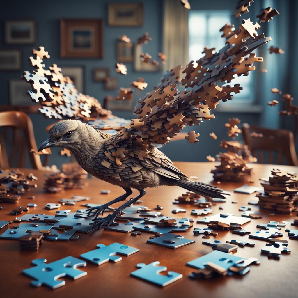 Puzzle taking life