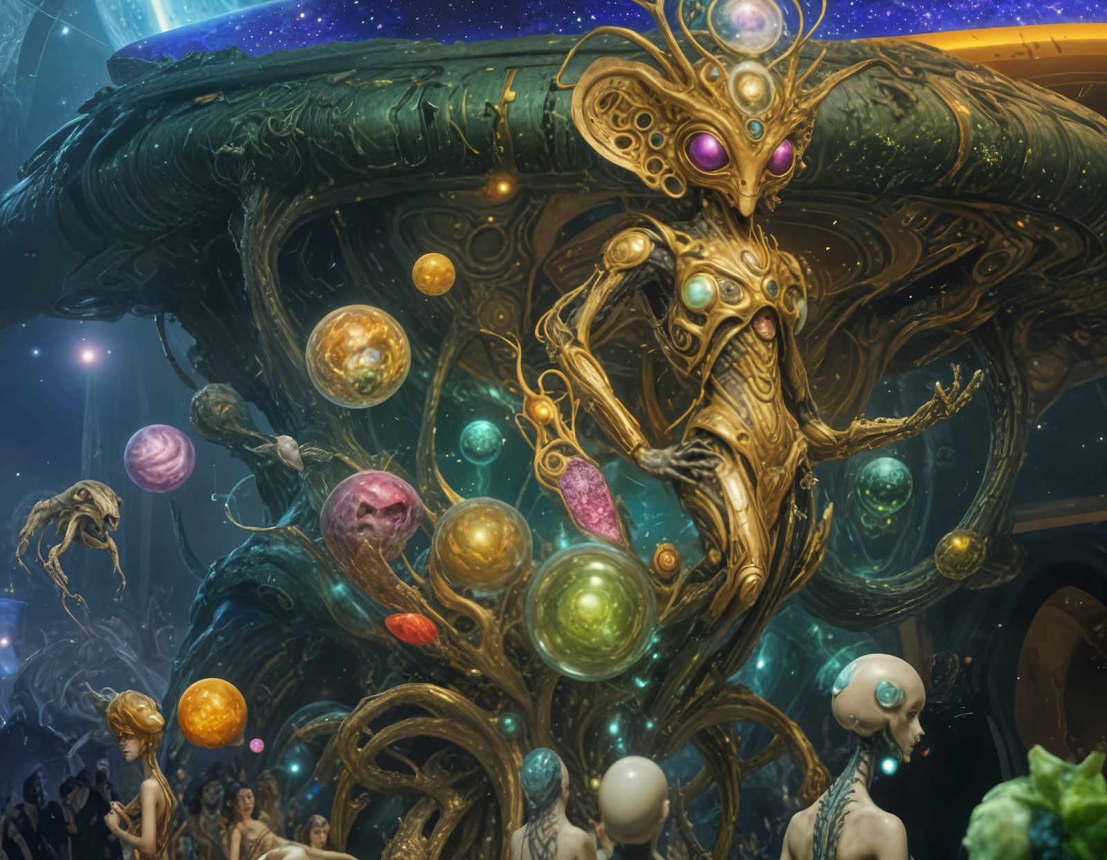 Live 3d Holographic of the Star of the Feature Attraction: Outside the Venue...