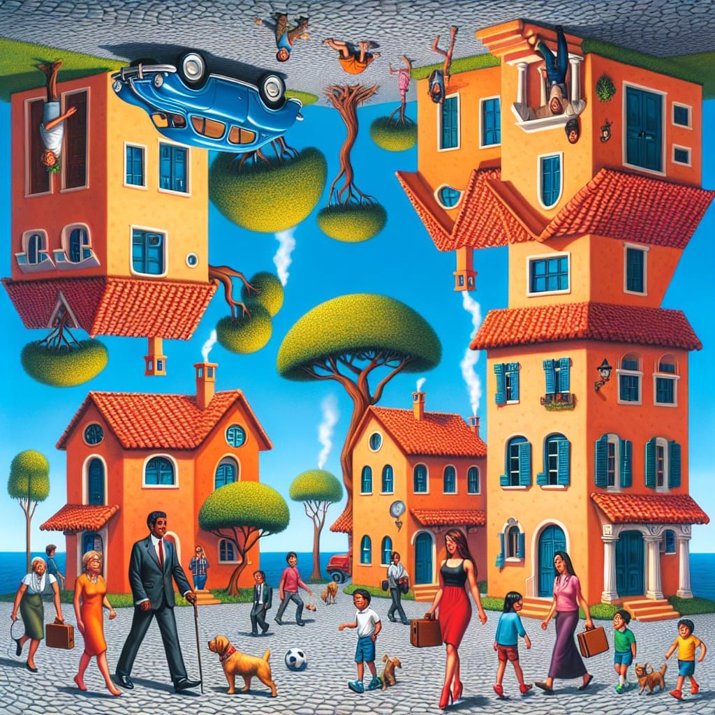 Upside Down World: Surreal Gravity Defiance