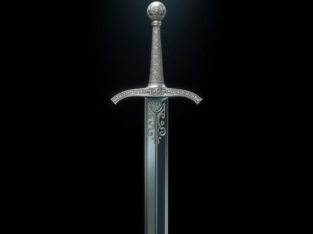 Silvered Longsword, greek style