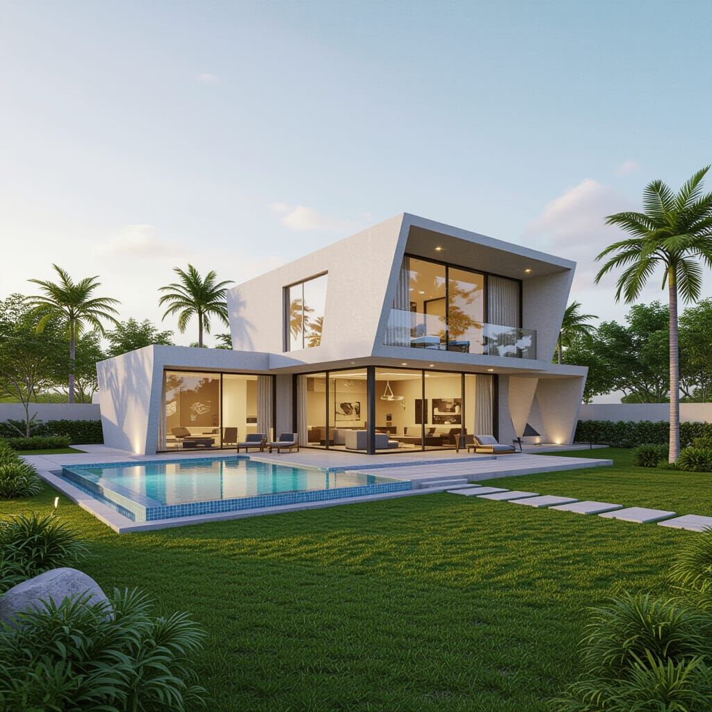 Gemstone House: A Crystal Creation